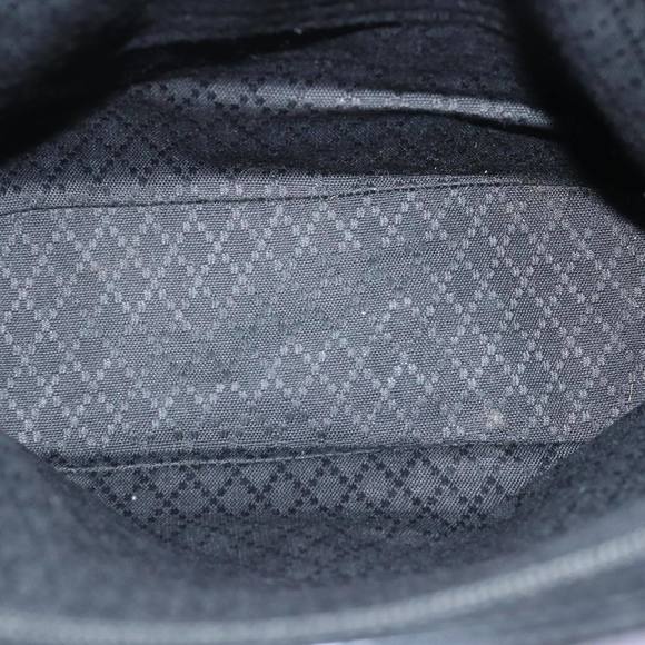 GUCCI Bamboo Hand Bag Canvas Black 002 1998 0441 Auth ep4202 - Picture 10 of 16